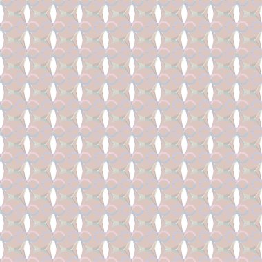 Geometrik yinelenen süs vektör deseni. Pastel tonları olan kusursuz tasarım dokusu