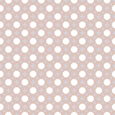 Geometrik yinelenen süs vektör deseni. Pastel tonları olan kusursuz tasarım dokusu