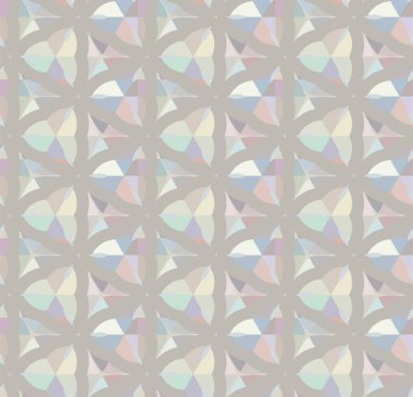 Soyut geometrik şekilli kusursuz desen