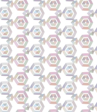 Geometrik süslemeli kusursuz desen. vektör illüstrasyonu