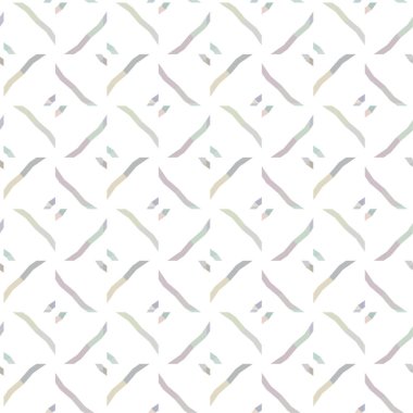 Geometrik süslemeli vektör deseni. Kusursuz tasarım dokusu 