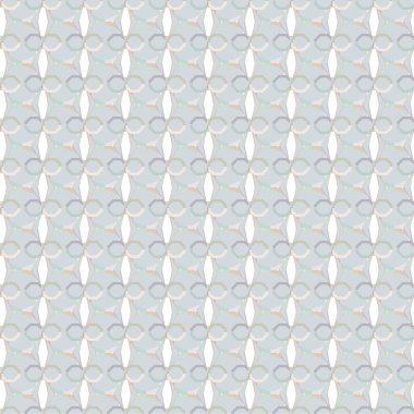 Geometrik yinelenen süs vektör deseni. Pastel tonları olan kusursuz tasarım dokusu