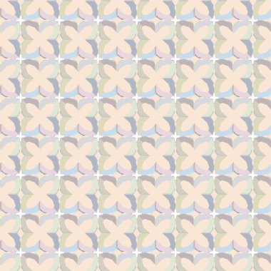 Geometrik süslemeli kusursuz desen. vektör illüstrasyonu