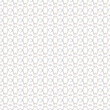 Geometrik yinelenen süs vektör deseni. Pastel tonları olan kusursuz tasarım dokusu