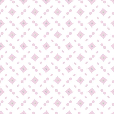 Geometrik yinelenen süs vektör deseni. Pastel tonları olan kusursuz tasarım dokusu