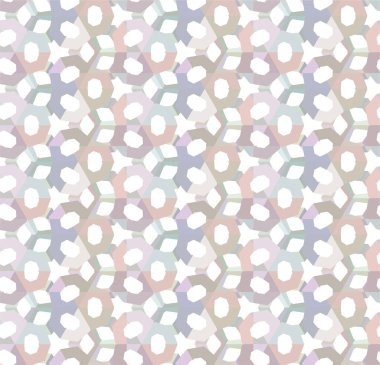 Geometrik süslemeli vektör deseni. Kusursuz tasarım dokusu 