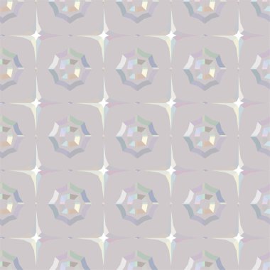 Geometrik süslemeli vektör deseni. Kusursuz tasarım dokusu 