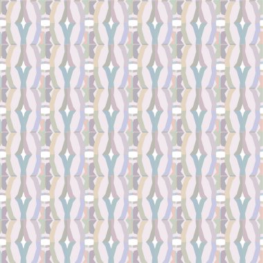 Geometrik süslemeli vektör deseni. Kusursuz tasarım dokusu 