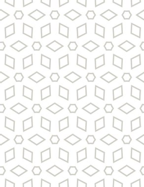 Geometrik yinelenen süs vektör deseni. Pastel tonları olan kusursuz tasarım dokusu