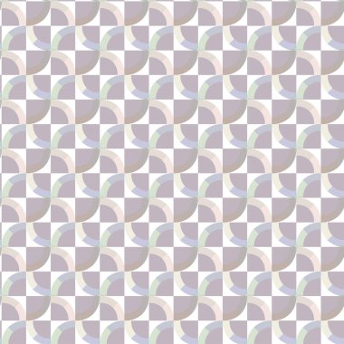 Geometrik yinelenen süs vektör deseni. Pastel tonları olan kusursuz tasarım dokusu