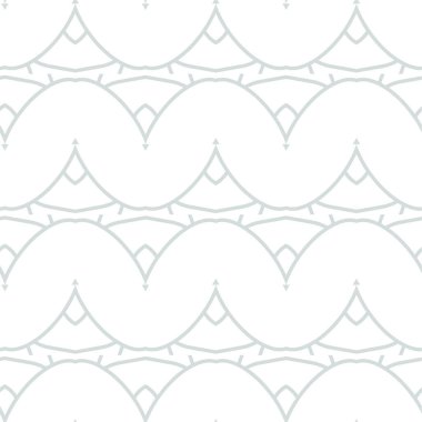 Geometrik süslemeli vektör deseni. Kusursuz tasarım dokusu.