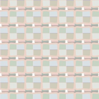 Geometrik süslemeli vektör deseni. Kusursuz tasarım dokusu 