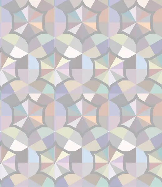 Geometrisches Ornamentales Vektormuster Nahtlose Design Textur — Stockvektor