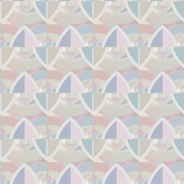 Geometrik süslemeli vektör deseni. Kusursuz tasarım dokusu.