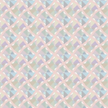 Geometrik süslemeli vektör deseni. Kusursuz tasarım dokusu 