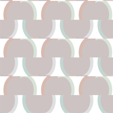 Geometrik süslemeli vektör deseni. Kusursuz tasarım dokusu 