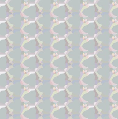 Geometrik süslemeli kusursuz desen. vektör illüstrasyonu