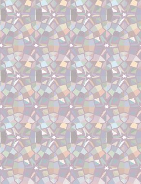 Geometrik süslemeli vektör deseni. Kusursuz tasarım dokusu