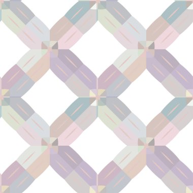 Geometrik süslemeli vektör deseni. Kusursuz tasarım dokusu 