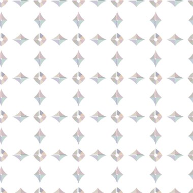 Geometrik süslemeli vektör deseni. Kusursuz tasarım dokusu