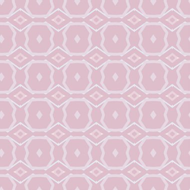 Geometrik yinelenen süs vektör deseni. Pastel tonları olan kusursuz tasarım dokusu