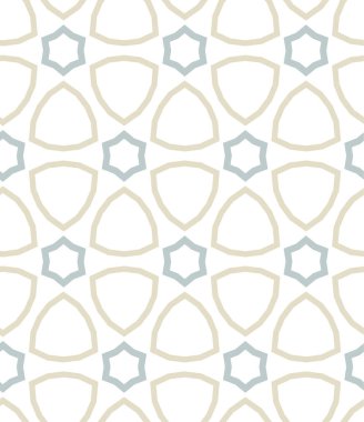 Geometrik süslemeli kusursuz desen. vektör illüstrasyonu