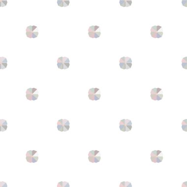 Geometrik yinelenen süs vektör deseni. Pastel tonları olan kusursuz tasarım dokusu