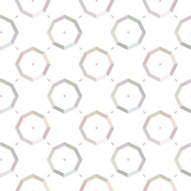 Geometrik süslemeli vektör deseni. Kusursuz tasarım dokusu