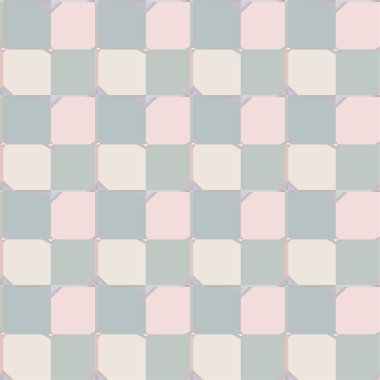 Geometrik süslemeli kusursuz desen. vektör illüstrasyonu