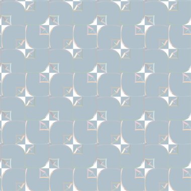 Geometrik süslemeli vektör deseni. Kusursuz tasarım dokusu