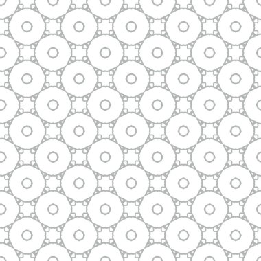 Geometrik süslemeli vektör deseni. Kusursuz tasarım dokusu