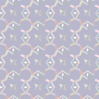 Geometrik süslemeli kusursuz desen. vektör illüstrasyonu