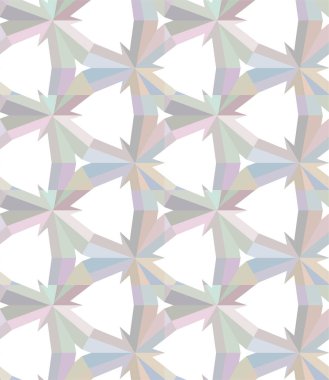 Geometrik süslemeli vektör deseni. Kusursuz tasarım dokusu