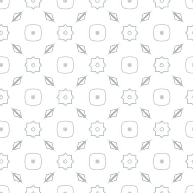 Geometrik süslemeli vektör deseni. Kusursuz tasarım dokusu