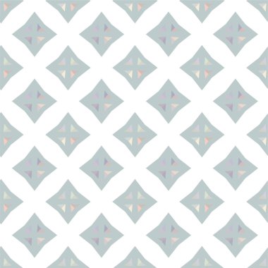 Geometrik süslemeli vektör deseni. Kusursuz tasarım dokusu