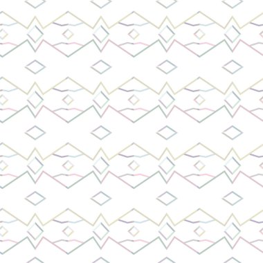Soyut geometrik şekilli kusursuz desen