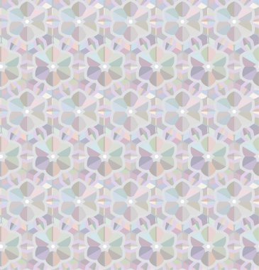 Geometrik süslemeli vektör deseni. Kusursuz tasarım dokusu.