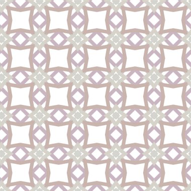 Geometrik yinelenen süs vektör deseni. Pastel tonları olan kusursuz tasarım dokusu