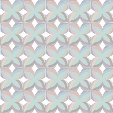 Geometrik süslemeli vektör deseni. Kusursuz tasarım dokusu