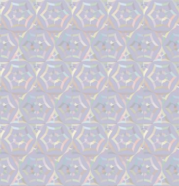 Geometrik süslemeli vektör deseni. Kusursuz tasarım dokusu