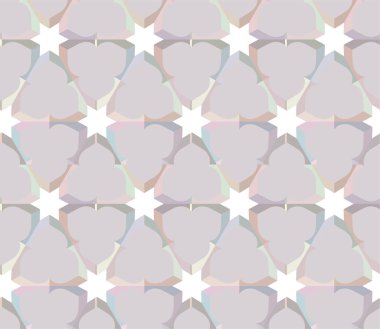 Geometrik süslemeli kusursuz desen. vektör illüstrasyonu