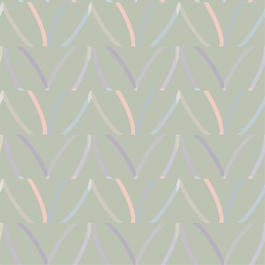 Geometrik süslemeli vektör deseni. Kusursuz tasarım dokusu 