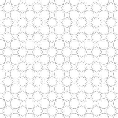 Geometrik süslemeli vektör deseni. Kusursuz tasarım dokusu.