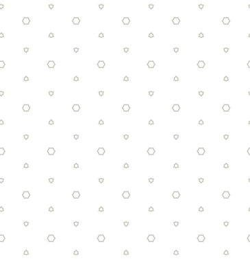 Geometrik süslemeli vektör deseni. Kusursuz tasarım dokusu 