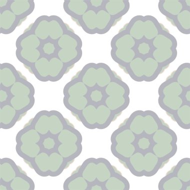 Geometrik süslemeli vektör deseni. Kusursuz tasarım dokusu