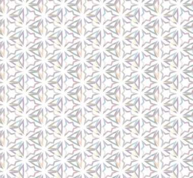 Geometrik süslemeli kusursuz desen. vektör illüstrasyonu