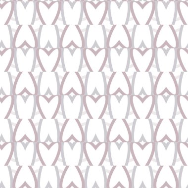 Geometrik süslemeli vektör deseni. Kusursuz tasarım dokusu