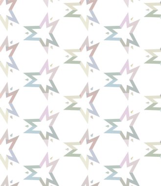 Geometrik süslemeli vektör deseni. Kusursuz tasarım dokusu