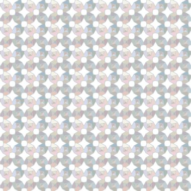 Geometrik süslemeli vektör deseni. Kusursuz tasarım dokusu