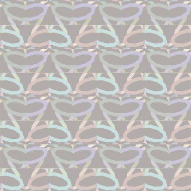 Geometrik süslemeli vektör deseni. Kusursuz tasarım dokusu.